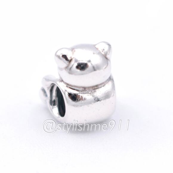 PANDORA Limited Edition Teddy Bear Charm With 14K GOLD - 791166 - Picture 10 of 11